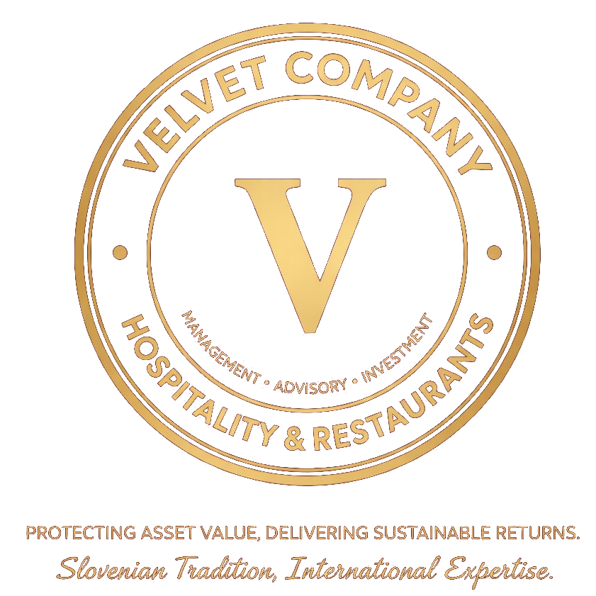 Velvet Company seal — Hospitality and Restaurants. Management, Advisory, Investment.